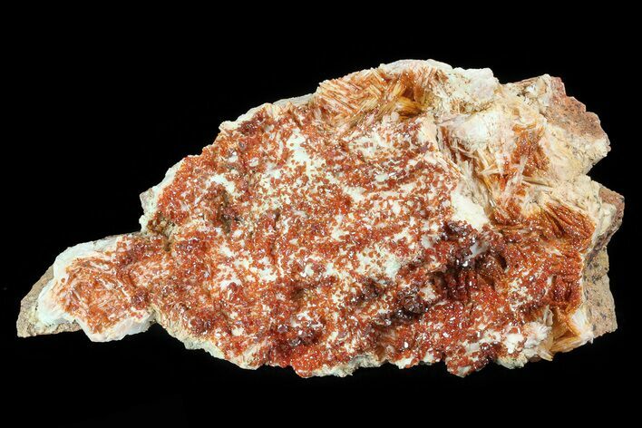 Ruby Red Vanadinite Crystals on Pink Barite - Morocco #82372